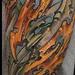 Tattoos - biomech bio organic color half sleeve tattoo arm - 75233